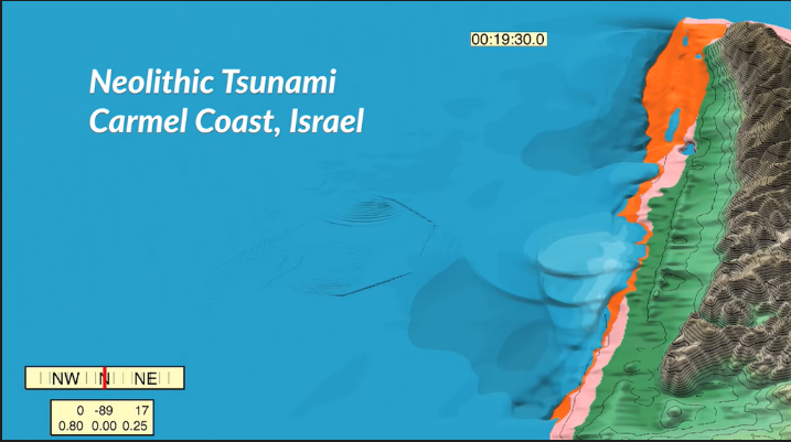 Read more about the article International multidisciplinary team of researchers find evidence that the coast of Haifa was hit by a massive tsunami some 10,000 years ago