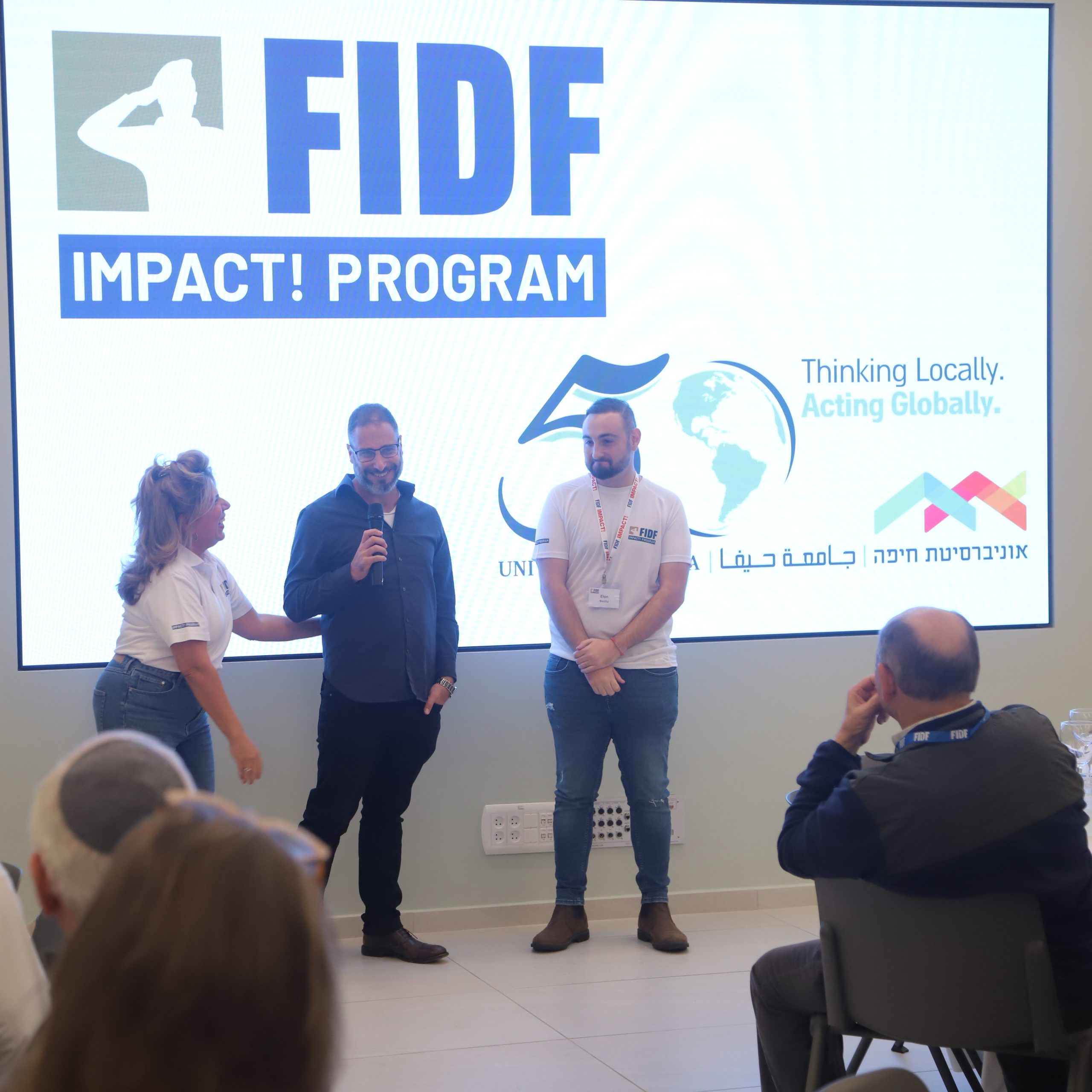Read more about the article Friends of the Israel Defense Forces (FIDF) mission pays a visit to UofH to meet scholarship recipients
